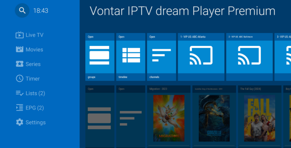«✧» Vontar IPTV dream Player for Android TV v10.5.1 Premium «✧» ✨✩ EHT✩✨
